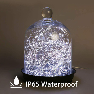 WunderVoX 20 LEDs 2.03 m Gold Steady String Rice Lights(Pack of 2)