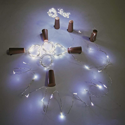 WunderVoX 20 LEDs 1.98 m Multicolor Steady String Rice Lights(Pack of 6)