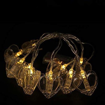 WunderVoX 20 LEDs 3.86 m Transparent Steady Heart Rice Lights(Pack of 1)