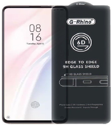 Bigil Edge To Edge Tempered Glass for Mi K20 Pro, (Premium G-Rhino 6D Sensitive Touching Edge to Edge Tempered Glass With Camera Open Cut)(Pack of 1)