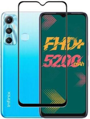 LIKEDESIGN Edge To Edge Tempered Glass for Infinix Hot 11(Pack of 1)
