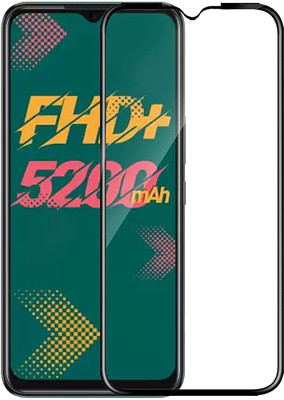 NIMMIKA ENTERPRISES Edge To Edge Tempered Glass for Infinix Hot 11 D+ Tempered Glass(Pack of 1)