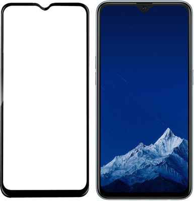 Techforce Edge To Edge Tempered Glass for OPPO A15, OPPO A15S(Pack of 1)