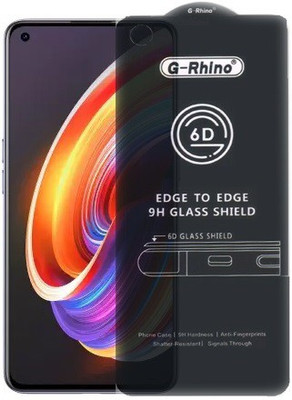 Mersal Edge To Edge Tempered Glass for Realme X7 Pro 5G(Premium G-Rhino 6D Sensitive Touching Edge to Edge Tempered Glass With Camera Open Cut) Full Glue Branded Glass(Pack of 1)