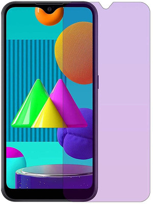 ELEF Edge To Edge Tempered Glass for Samsung Galaxy A01 Anti Blu Eye Protector Tempered Glass Harmful Blue Light(Pack of 1)
