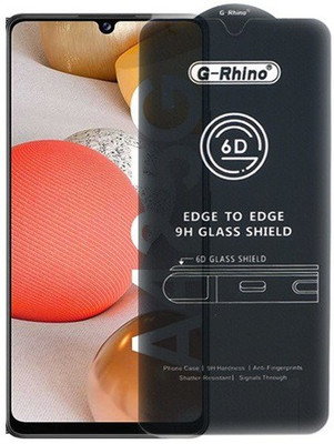 A-Allin1 Edge To Edge Tempered Glass for Samsung Galaxy A42 5G, (G-Rhino Premium Branded Edge To Edge Full Glue With Perfect Camera Cutting)(Pack of 1)