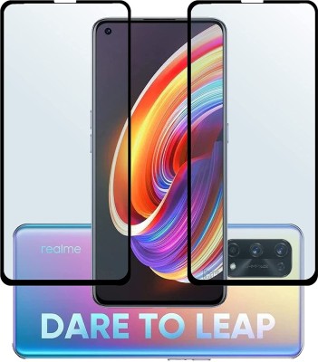 NIMMIKA ENTERPRISES Edge To Edge Tempered Glass for Realme GT NEO 5G(Comprehensive protection | High-quality material | Multi-layered coating)(Pack of 2)