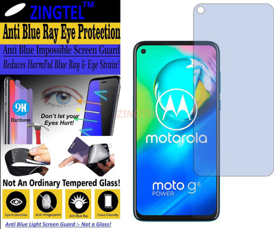 ZINGTEL Impossible Screen Guard for MOTOROLA G8 POWER (Impossible UV AntiBlue Light)(Pack of 1)