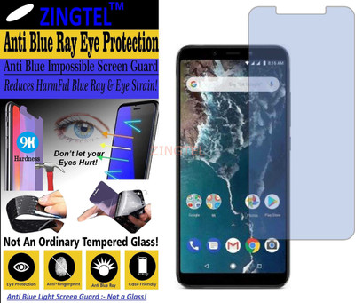 ZINGTEL Impossible Screen Guard for XIAOMI MI A2 (6X) (Impossible UV AntiBlue Light)(Pack of 1)