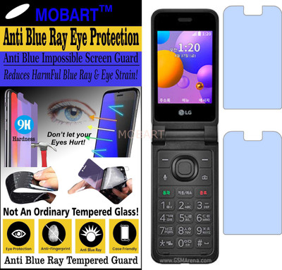 MOBART Impossible Screen Guard for LG FOLDER 2 (Impossible UV AntiBlue Light)(Pack of 1)
