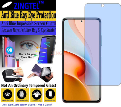 ZINGTEL Impossible Screen Guard for XIAOMI REDMI NOTE 9 5G (Impossible UV AntiBlue Light)(Pack of 1)