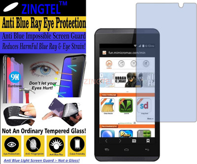 ZINGTEL Impossible Screen Guard for MICROMAX CANVAS FIRE 4 (Impossible UV AntiBlue Light)(Pack of 1)