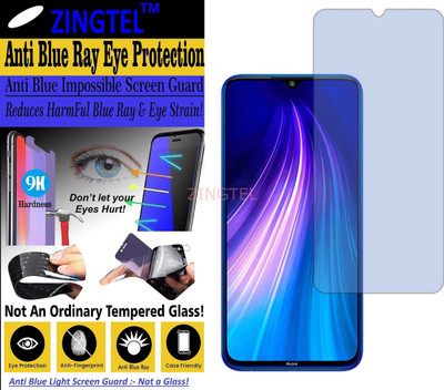 ZINGTEL Impossible Screen Guard for REDMI NOTE 8 (Impossible UV AntiBlue Light)(Pack of 1)