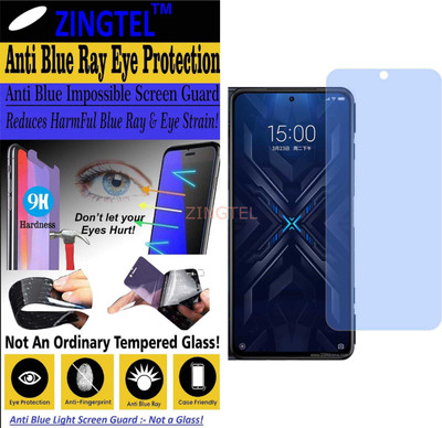 ZINGTEL Impossible Screen Guard for REDMI BLACK SHARK 4 PRO (Impossible UV AntiBlue)(Pack of 1)