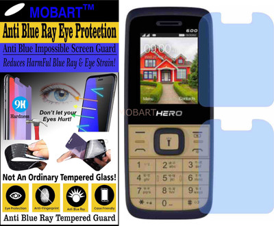 MOBART Impossible Screen Guard for LAVA HERO 600 (Impossible UV AntiBlue Light)(Pack of 1)