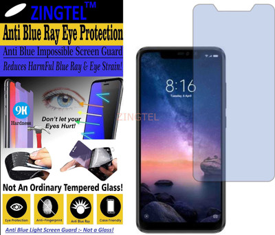 ZINGTEL Impossible Screen Guard for REDMI NOTE 6 PRO (Impossible UV AntiBlue Light)(Pack of 1)