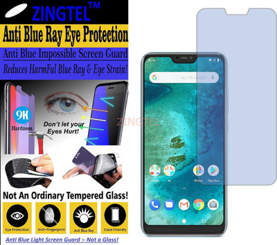 ZINGTEL Impossible Screen Guard for MI A2 LITE (Impossible UV AntiBlue Light)(Pack of 1)