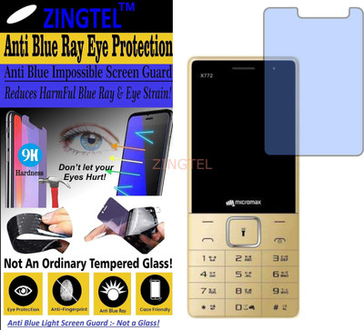 ZINGTEL Impossible Screen Guard for MICROMAX X 772 (Impossible UV AntiBlue Light)(Pack of 1)