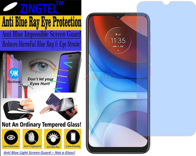 ZINGTEL Impossible Screen Guard for MOTOROLA E7 POWER (Impossible UV AntiBlue Light)(Pack of 1)