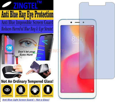 ZINGTEL Impossible Screen Guard for MI REDMI 6 (Impossible UV AntiBlue Light)(Pack of 1)