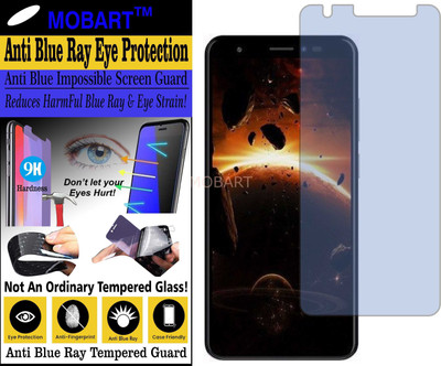 MOBART Impossible Screen Guard for LAVA Z91E (Impossible UV AntiBlue Light)(Pack of 1)
