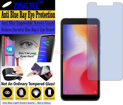ZINGTEL Impossible Screen Guard for MI REDMI 6A (Impossible UV AntiBlue Light)(Pack of 1)