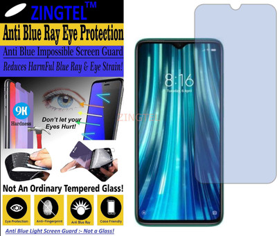 ZINGTEL Impossible Screen Guard for MI REDMI NOTE 8 PRO (Impossible UV AntiBlue Light)(Pack of 1)