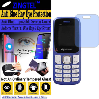 ZINGTEL Impossible Screen Guard for MICROMAX X381 (Impossible UV AntiBlue Light)(Pack of 1)