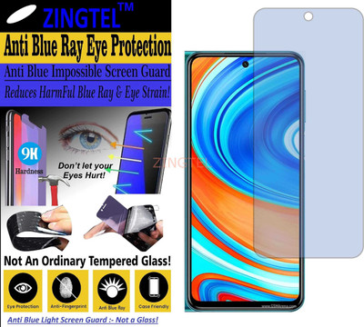ZINGTEL Impossible Screen Guard for REDMI NOTE 9 PRO MAX (Impossible UV AntiBlue Light)(Pack of 1)