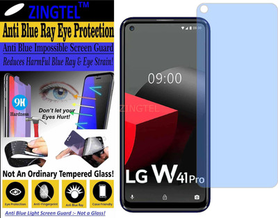 ZINGTEL Impossible Screen Guard for LG W41 (Impossible UV AntiBlue Light)(Pack of 1)