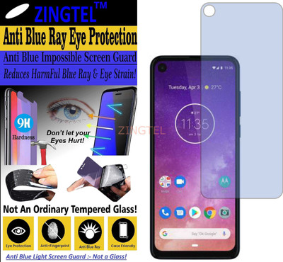 ZINGTEL Impossible Screen Guard for MOTOROLA ONE VISION (Impossible UV AntiBlue Light)(Pack of 1)