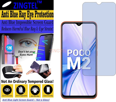 ZINGTEL Impossible Screen Guard for REDMI POCO M2 (Impossible UV AntiBlue Light)(Pack of 1)