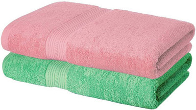 Shreejee Cotton 300 GSM Bath Towel(Pack of 2)