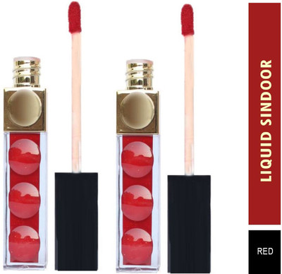 ADJD Sparkling Liquid Sindoor red ,kum kum sindur LIQUID(Red)