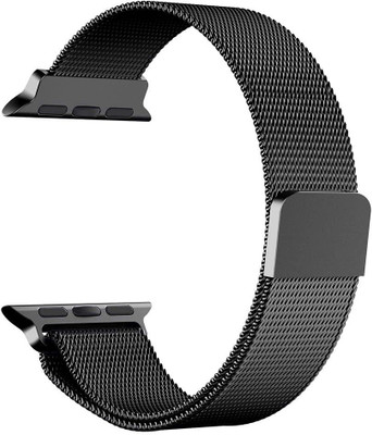 Bynoo Magnet Belt For IWatch All Series 42/44 mm for Series 6 5 4 3 2 1 se-2020 Smart Watch Strap(Black)