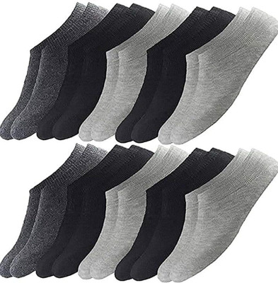 Liyana Collection Men Solid Low Cut(Pack of 6)