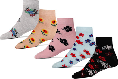 RC. ROYAL CLASS Women Printed Ankle Length(Pack of 5)