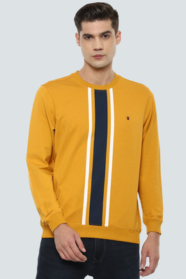 LOUIS PHILIPPE Full Sleeve Striped Men Sweatshirt