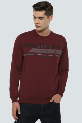 LOUIS PHILIPPE Full Sleeve Graphic Print Men Sweatshirt