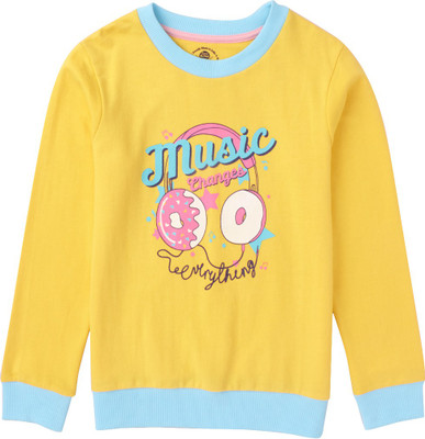 Cub McPaws Full Sleeve Graphic Print Boys Sweatshirt