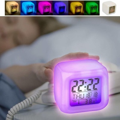 VVG TRADERS Digital Multicolor Clock