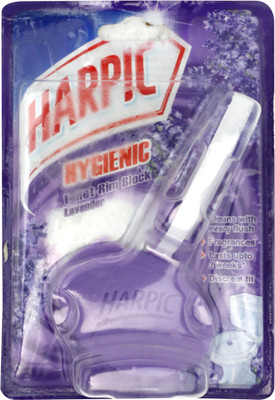 Harpic Hygienic Toilet Rim Block, Lavender Lavender Rim Block(26 g)