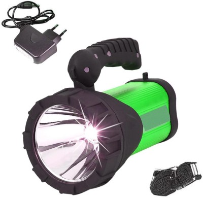 GALLAXY Rechargeable Powerful Torch/Searchlight 20 W Laser Led, 500 Lumen. Colour Golden/Blue, Any one Piece Will be Send as per Availability 3 hrs Torch Emergency Light(Multicolor)