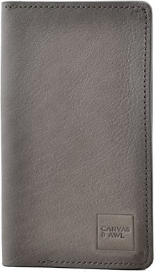 CANVAS & AWL Unisex Design Mini Travel Wallet cum Document Holder(Grey)