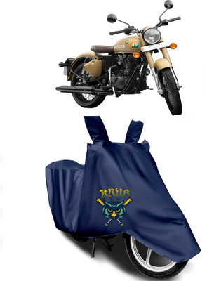 Mdstar Waterproof Two Wheeler Cover for Royal Enfield(Bullet 500, Blue)