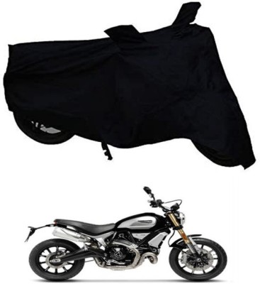 Marker Two Wheeler Cover for Ducati(Scrambler, Black)