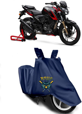 AUTOCAD Waterproof Two Wheeler Cover for TVS(Apache RTR 200 4V, Blue)