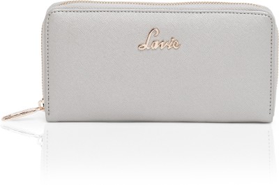 LAVIE Women Casual Silver Artificial Leather Money Clip(12 Card Slots)