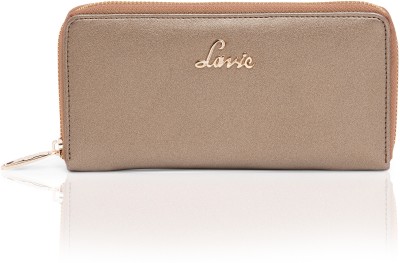 LAVIE Women Casual Brown Artificial Leather Money Clip(12 Card Slots)