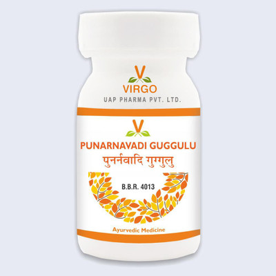 Virgo UAP Pharma Punarnavadi Guggulu | Useful in general wellness | Pack of 2 | Each of 60tab.(Pack of 2, 120 Tablets)